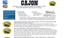Desktop Screenshot of cajondivision.org